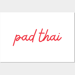 pad thai - Thai red - Flag color Posters and Art